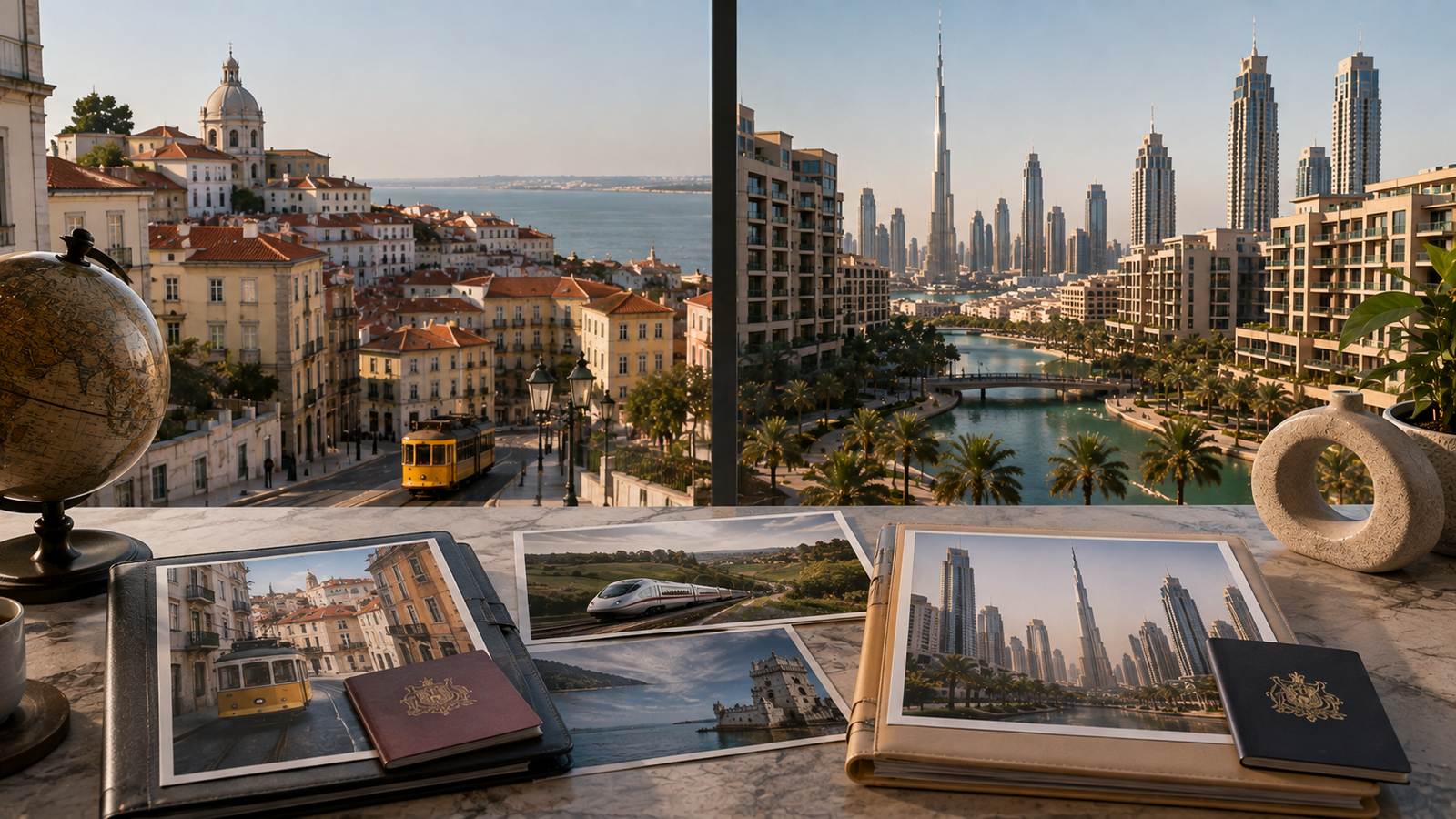 Portugal and Dubai residency benefits comparison for Australian investors