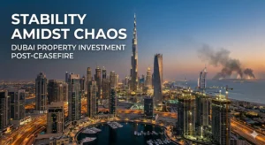 stability amidst chaos showing the Dubai property investment opportunities