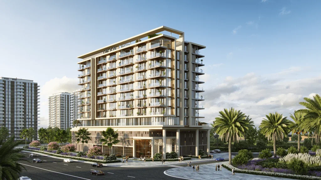 Luxury residential community at Madinat Jumeirah Living with Burj Al Arab visible in the background.